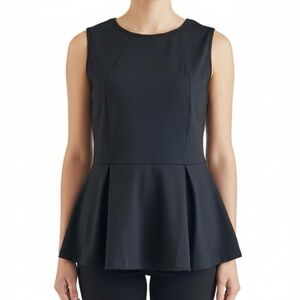 NWOT Sleeveless Peplum Top